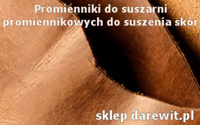 promienniki do suszarni skór na podczerwień